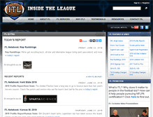 Tablet Screenshot of insidetheleague.com